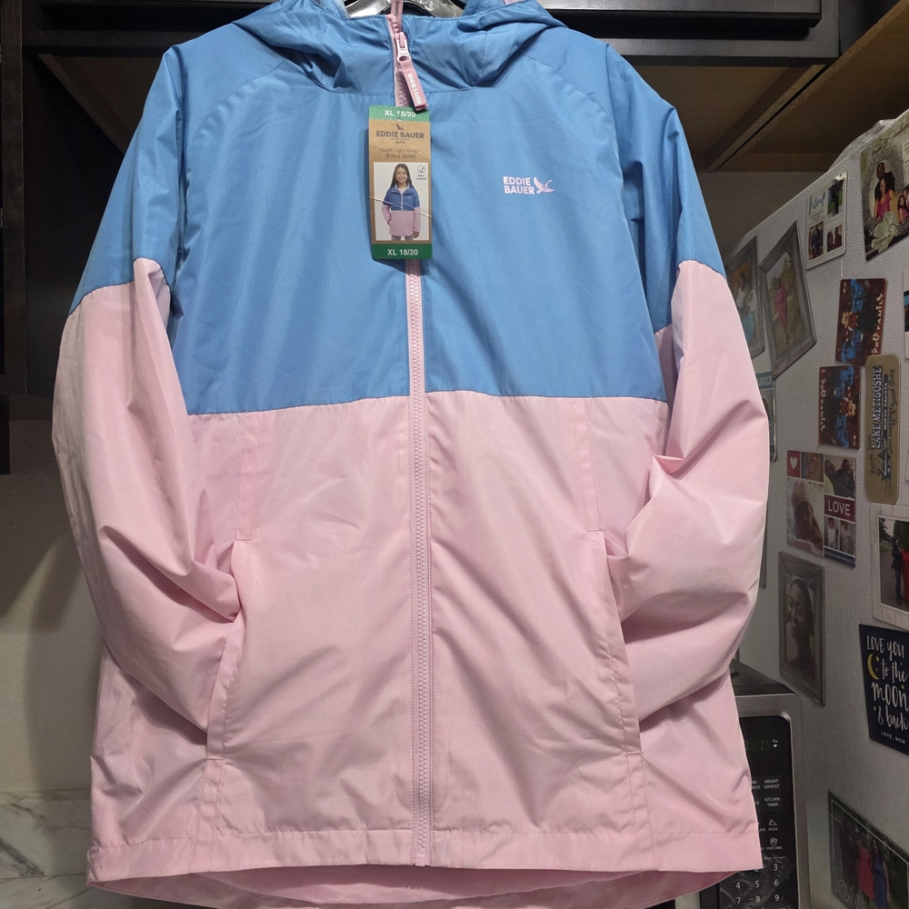 Eddie Bauer Kids Two-Tone 3 In 1 Insulated Jacket YOUTH girls 18/20